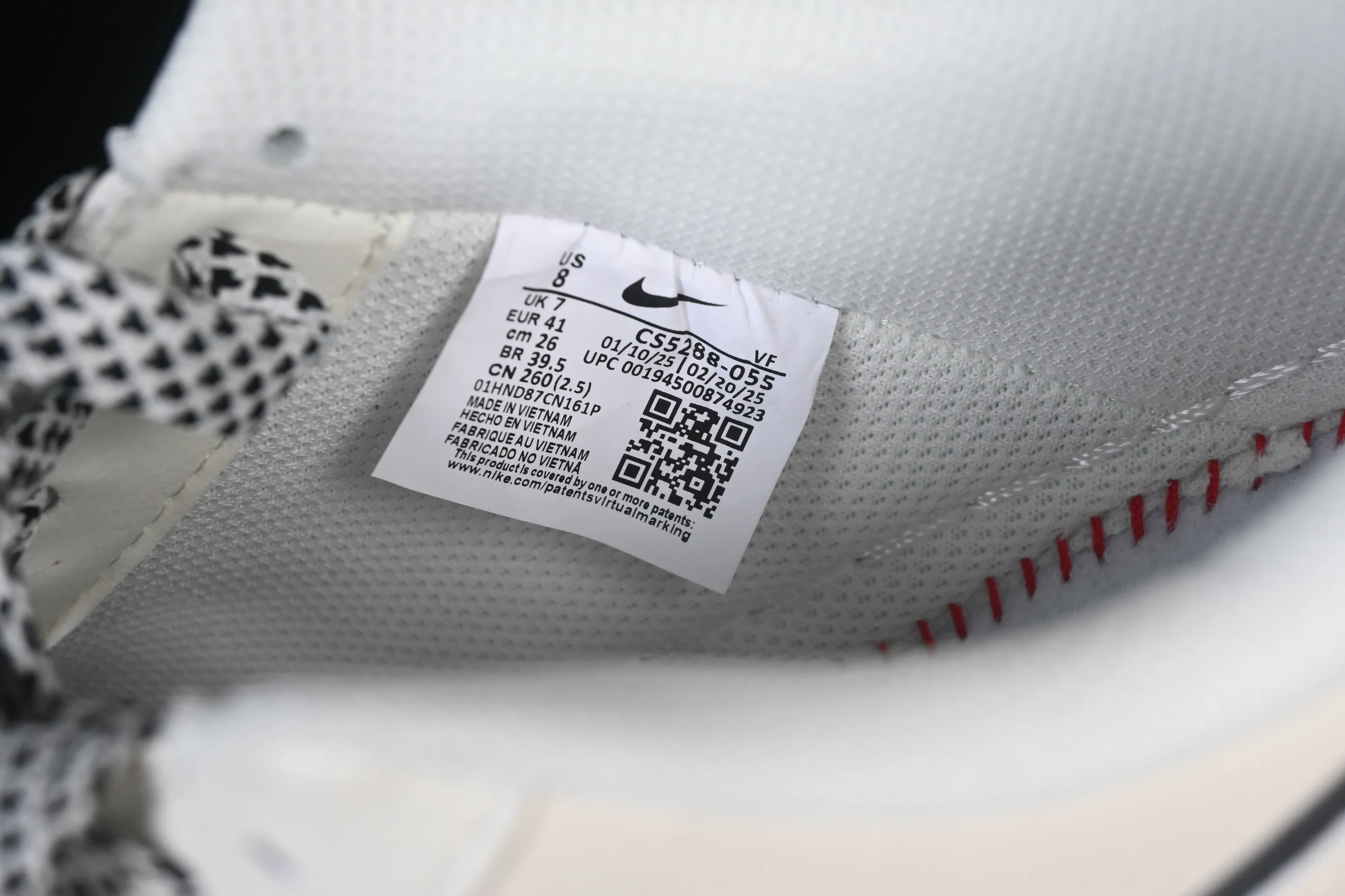 All categories Nk Air Force 1 Air Force series Nk Air Force 1 Low Air Force low-top Nike Air Force 1'07 Low Stusi co-branded off-white raw rubber sole Air Force 1 low-top casual sneakers CS5288-055